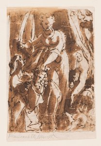 Recto : Judith avec la tête d