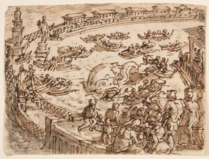 Recto : Chasse à la baleine par l