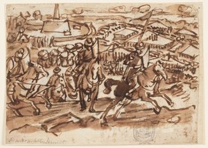 La retraite des Turcs après le siège de Vienne en 1529
