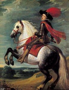 Portrait équestre de Philippe IV. Philippe IV (1605-1665), roi d