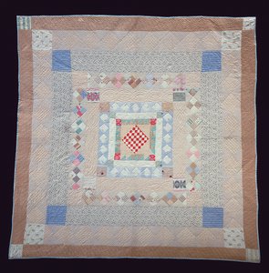 Courtepointe patchwork, vers 1860 - Jane Pizar