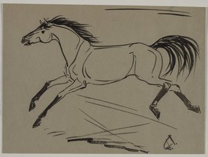 Cheval au galop - Jane Travis