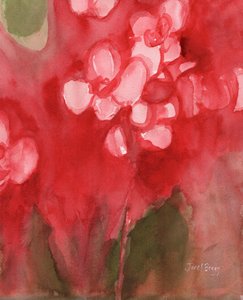 Orchidée en Allzarin Crimson, c.2017 - Janel Bragg