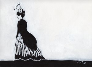 Femme au festival victorien à Port Townsend, vers 2017 - Janel Bragg
