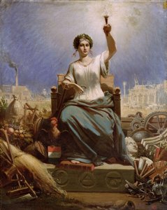 La France éclairant le monde - Janet