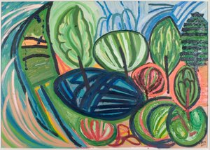 Bois de Wormiston, été, 2007 - Janet McKenzie