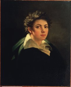 "Autoportrait" Peinture de Janos Rombauer (1782-1849) 1813 State A. Pushkin Museum of Fine Arts, Moscou - Janos Rombauer