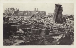 Conséquences du grand tremblement de terre de Kanto, Japon, 1923 - Japanese Photographer