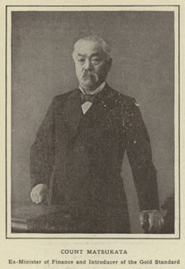 Comte Matsukata, ex-ministre des Finances et introducteur de l
