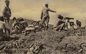 Officiers japonais à la bataille de Liaoyang - Japanese Photographer