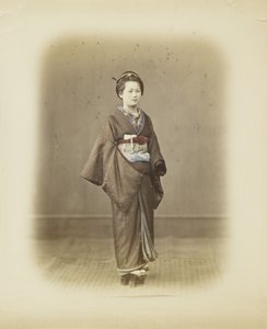 Femme japonaise en tenue traditionnelle - Japanese Photographer