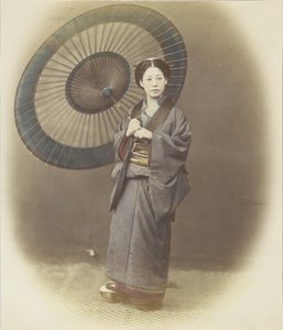 Femme japonaise avec parapluie - Japanese Photographer