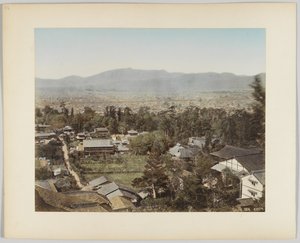 Kyoto, Japon (photo noir et blanc colorisée à la main) - Japanese Photographer