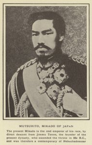 Mutsuhito, Mikado du Japon