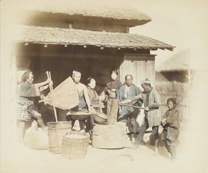 Décorticage du riz au Japon - Japanese Photographer