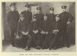 Quelques cadets navals du Mikado - Japanese Photographer