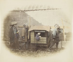 Femme portée dans un norimono - Japanese Photographer