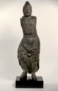 Un roi gardien des quatre coins, 12ème siècle - Japanese School