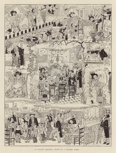 Un Noël anglais dessiné par un artiste japonais - Japanese School