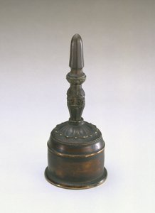 Cloche rituelle bouddhiste, période Kamakura, 1185-1333 - Japanese School
