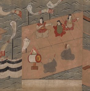 Musiciens chinois, illustration du 