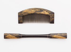 Peigne et épingle à cheveux, fin 19ème-début 20ème siècle