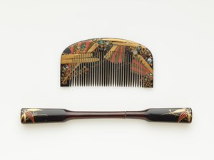 Peigne et épingle à cheveux, fin 19e - début 20e siècle