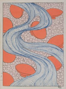 Motif de tissu, fin du XIXe siècle - Japanese School