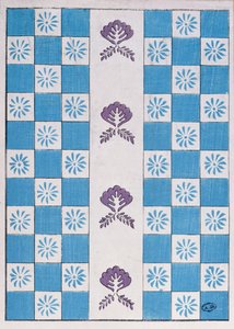 Motif de tissu, fin du XIXe siècle