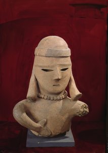 Figure Haniwa, 250-550 (terre cuite rouge) - Japanese School