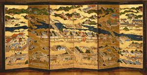 Dans et autour des environs de Kyoto, période Edo