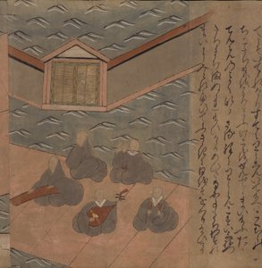 Musiciens japonais, illustration du 