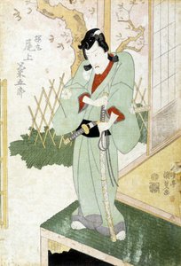 Estampe japonaise : Samouraï, s.d.