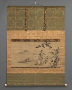 Jurojin et cerf - Japanese School