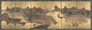 Scènes du Conte de Genji, 1625-60 - Japanese School
