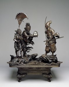 Takenouchi no Sukune rencontre le roi dragon de la mer, période Meiji
