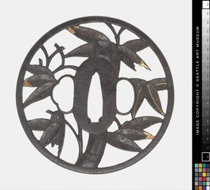 Tsuba : Bambou - Japanese School