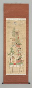 Scène Ukiyoye, début du 19e siècle - Japanese School