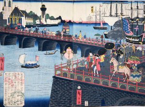 Vue de Londres, vers 1860 - Japanese School
