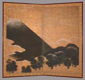 Vue du mont Fuji - Japanese School