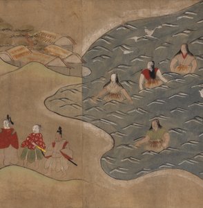 Femmes dans la mer, illustration tirée du 