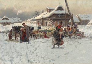 Lancer de boules de neige - Jaroslav Veshin