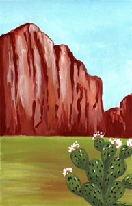 Fleur de cactus du sud-ouest