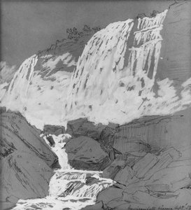 Chutes américaines, Niagara, vers 1855