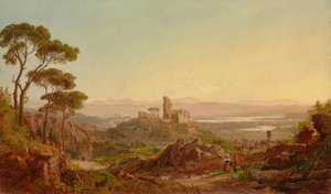 Ruines à Narni, Italie 1875 - Jasper Francis Cropsey