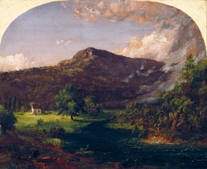Montagne Tourn, Quartier général de Washington, comté de Rockland, New York - Jasper Francis Cropsey