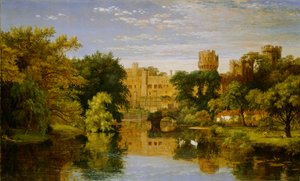Château de Warwick, Angleterre - Jasper Francis Cropsey