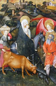 Fuite en Égypte, retable de Verdu - Jaume Ferrer