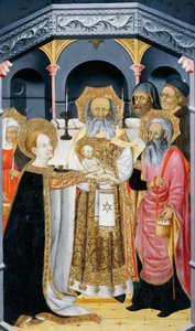 Présentation de Jésus au Temple, retable de Verdu - Jaume Ferrer