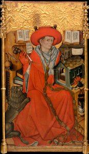 Saint Jérôme dans son étude - Jaume Ferrer